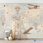 Using Custom Wallpapers to Define Spaces in an Open Floor Plan